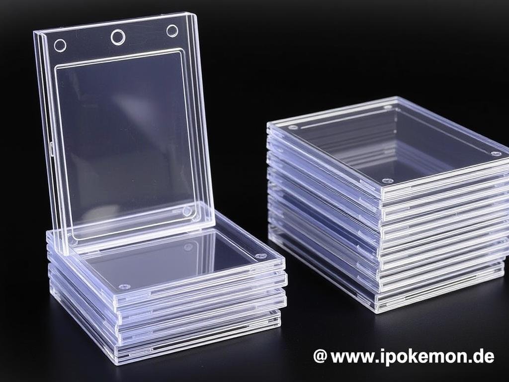 Professionelle Toploader für wertvolle Pokémon Karten