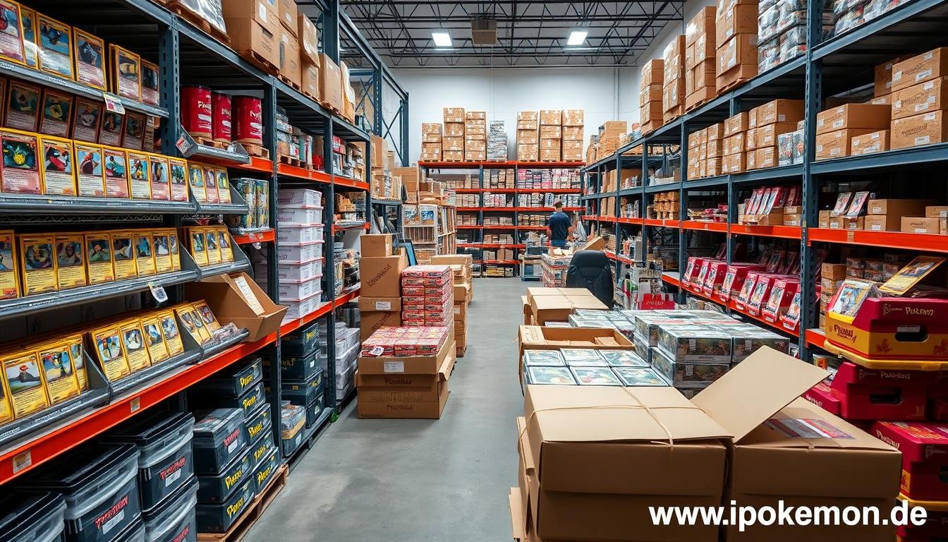 Professioneller Pokémon Karten Großhandel mit Lagerbestand und Verpackungsmaterialien