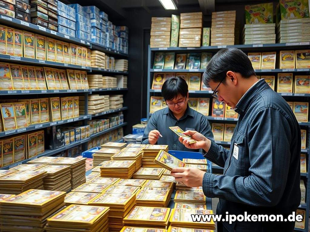 Qualitätskontrolle japanischer Pokémon Karten im Großhandel