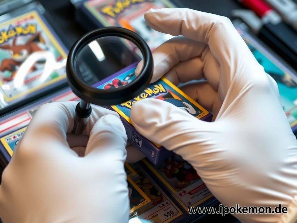 Qualitätsprüfung von Pokémon Karten Verpackungen