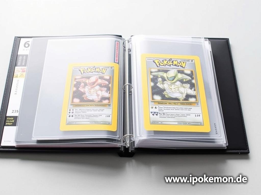 Säurefreies Sammelalbum für Pokémon Karten