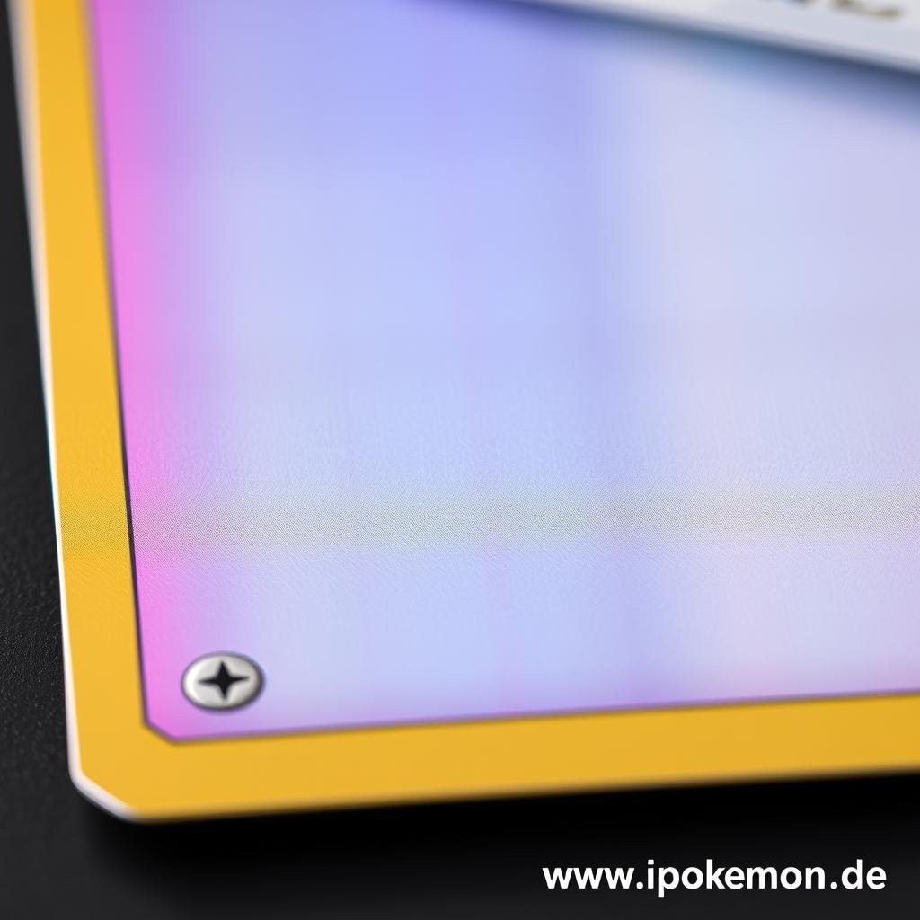 Seltene Pokémon Karte mit Seltenheitssymbol