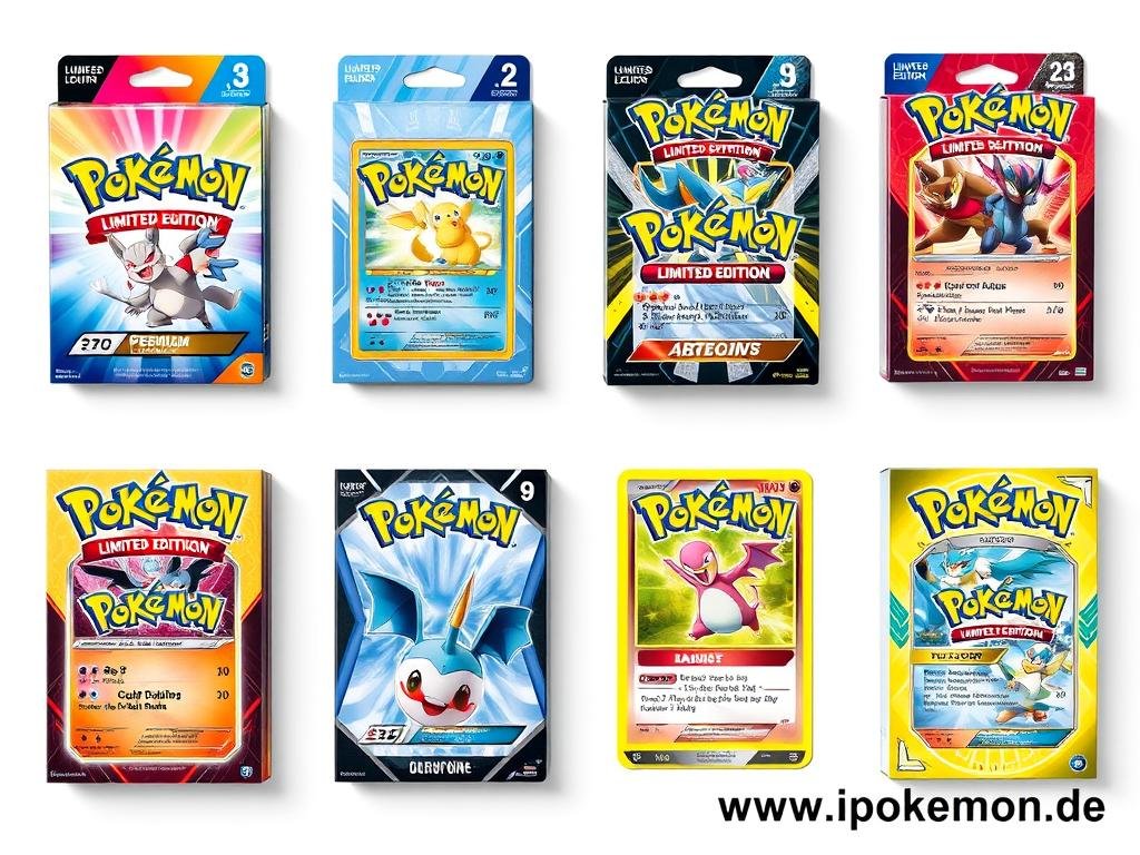 Spezielle Pokémon Sammlerstücke und limitierte Editionen