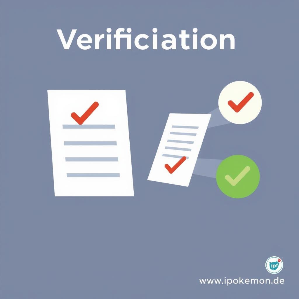 Verifizierungsprozess für Pokémon Karten Großhandelspartner