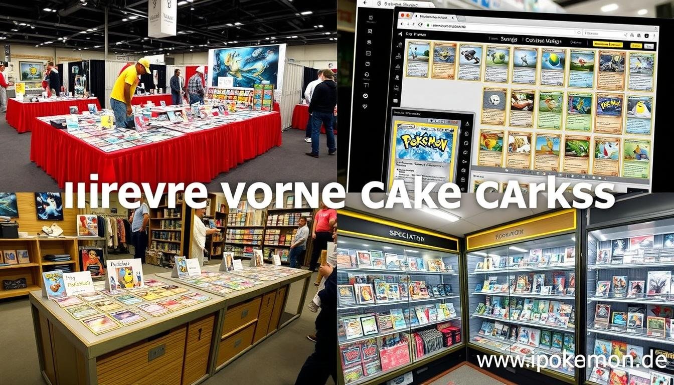 Verschiedene Bezugsquellen für Vintage-Pokémon Karten: Messen, Online-Plattformen und Fachgeschäfte