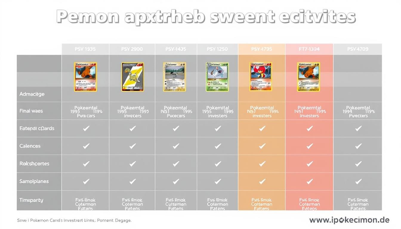 Verschiedene Pokémon Karten Investitionsstrategien im Vergleich