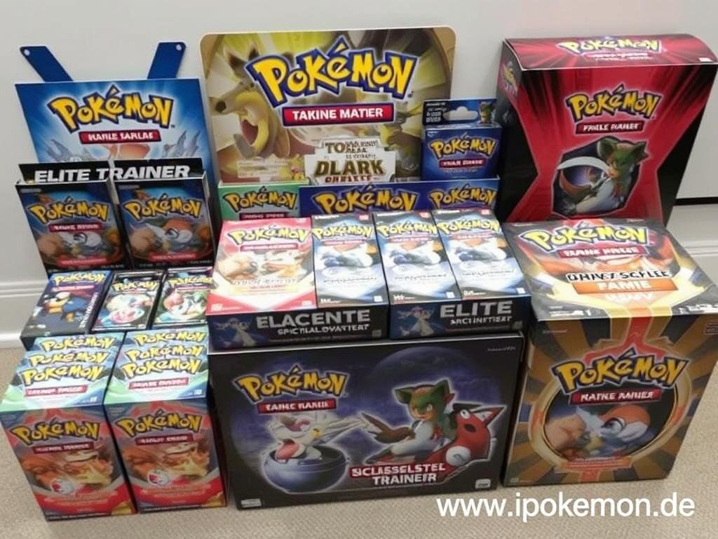 Verschiedene Pokémon Karten Produkte für den Großhandel