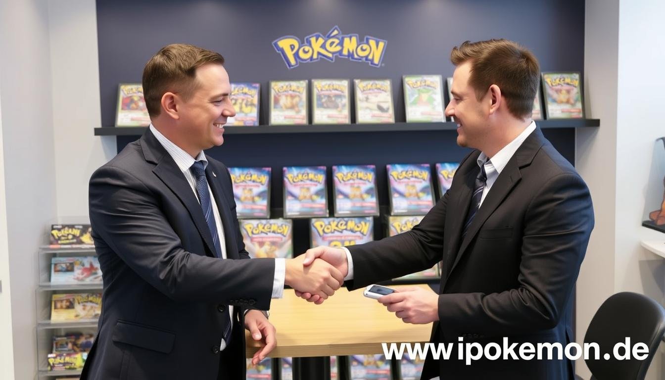 Vertriebspartnerschaft für Pokémon Karten