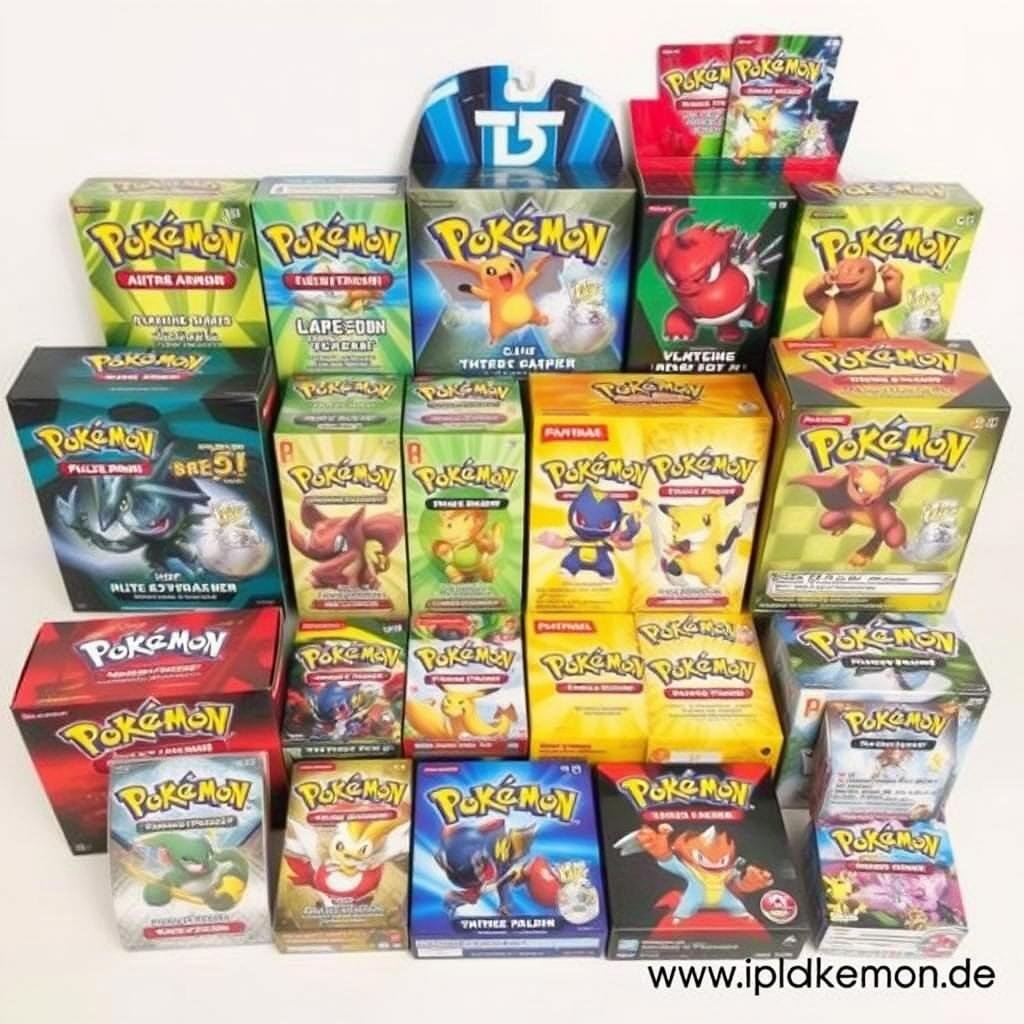Vielfältiges Pokémon Karten Sortiment für Großhändler