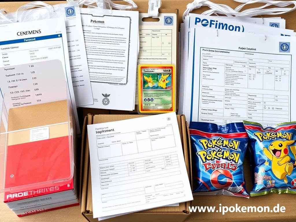 Zollabwicklung für importierte Pokémon Karten