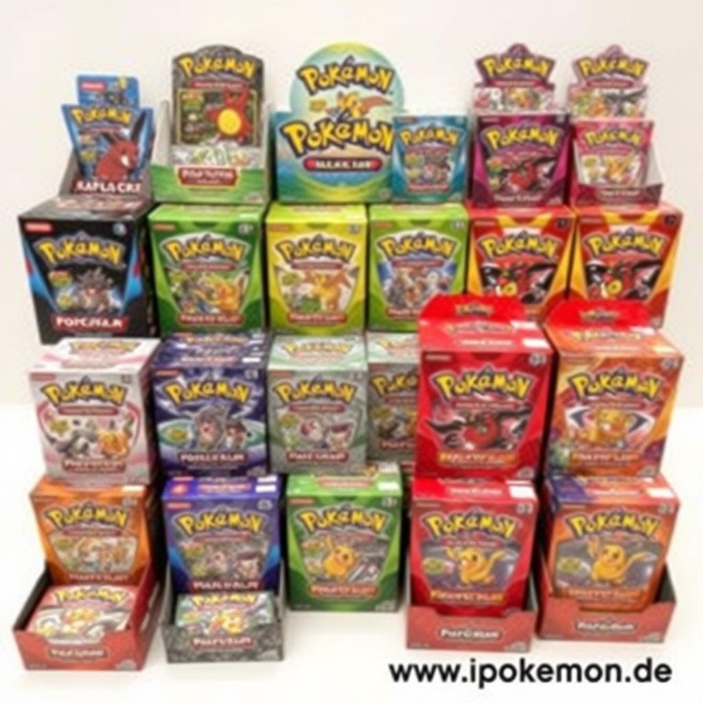 Aktuelle Pokémon Karten Displays im Großhandelsangebot