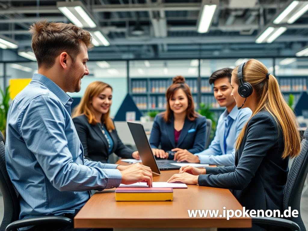 Freundliches Kundenservice-Team im Pokémon Karten Großhandel