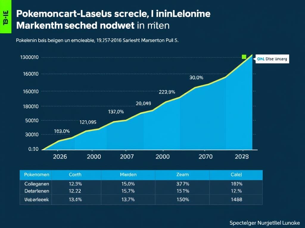 Grafik zeigt steigende Verkaufszahlen von Pokémon Karten in Deutschland