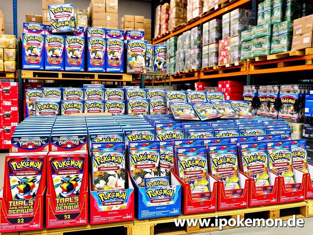 Großhandelslieferung von Pokémon Karten Displays und Booster Boxen
