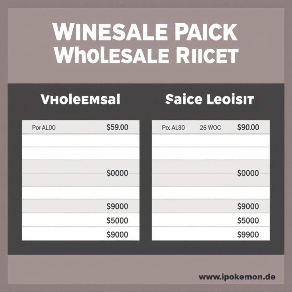 Großhandelspreise für Pokémon Karten