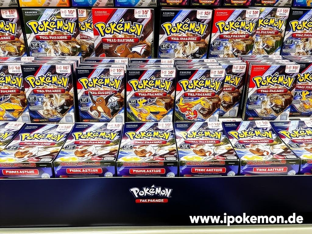 Japanische Pokémon Booster Displays im Großhandel