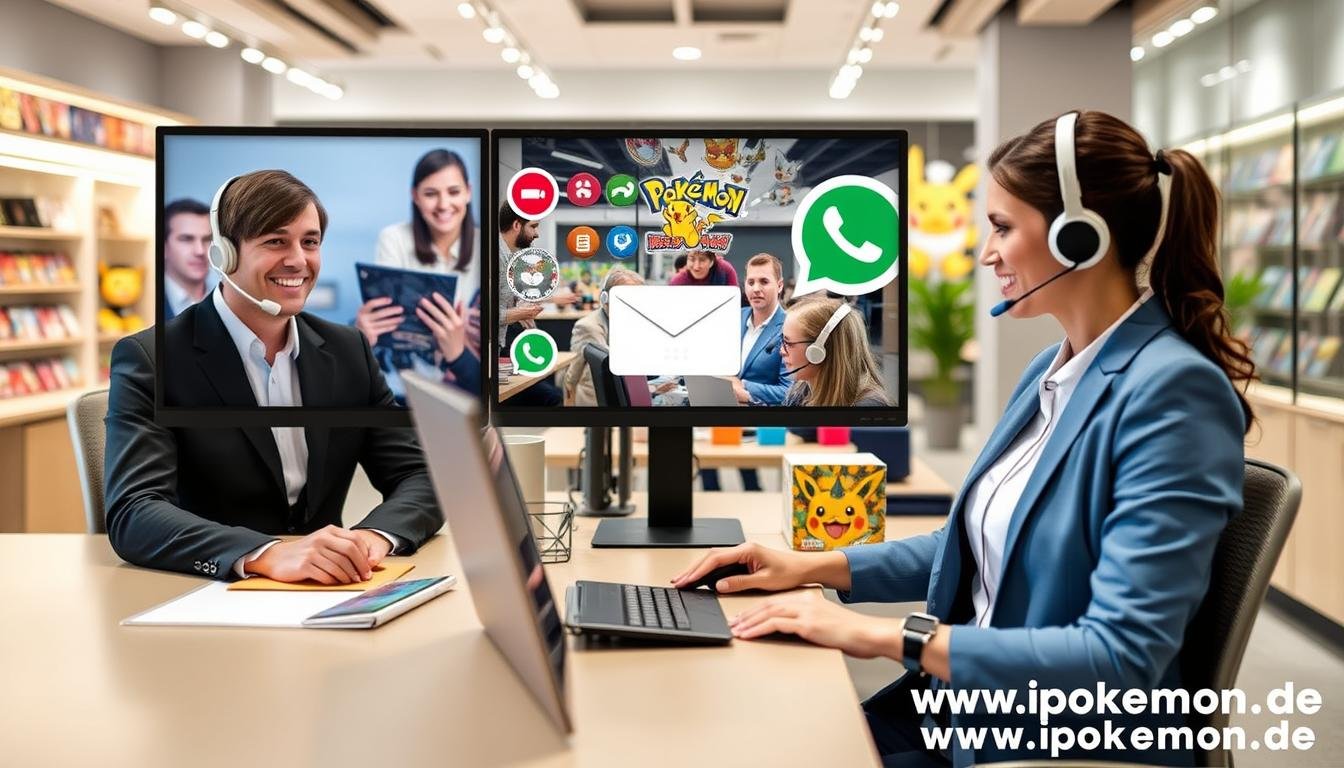 Kontaktmöglichkeiten für Pokémon Karten Großhandel