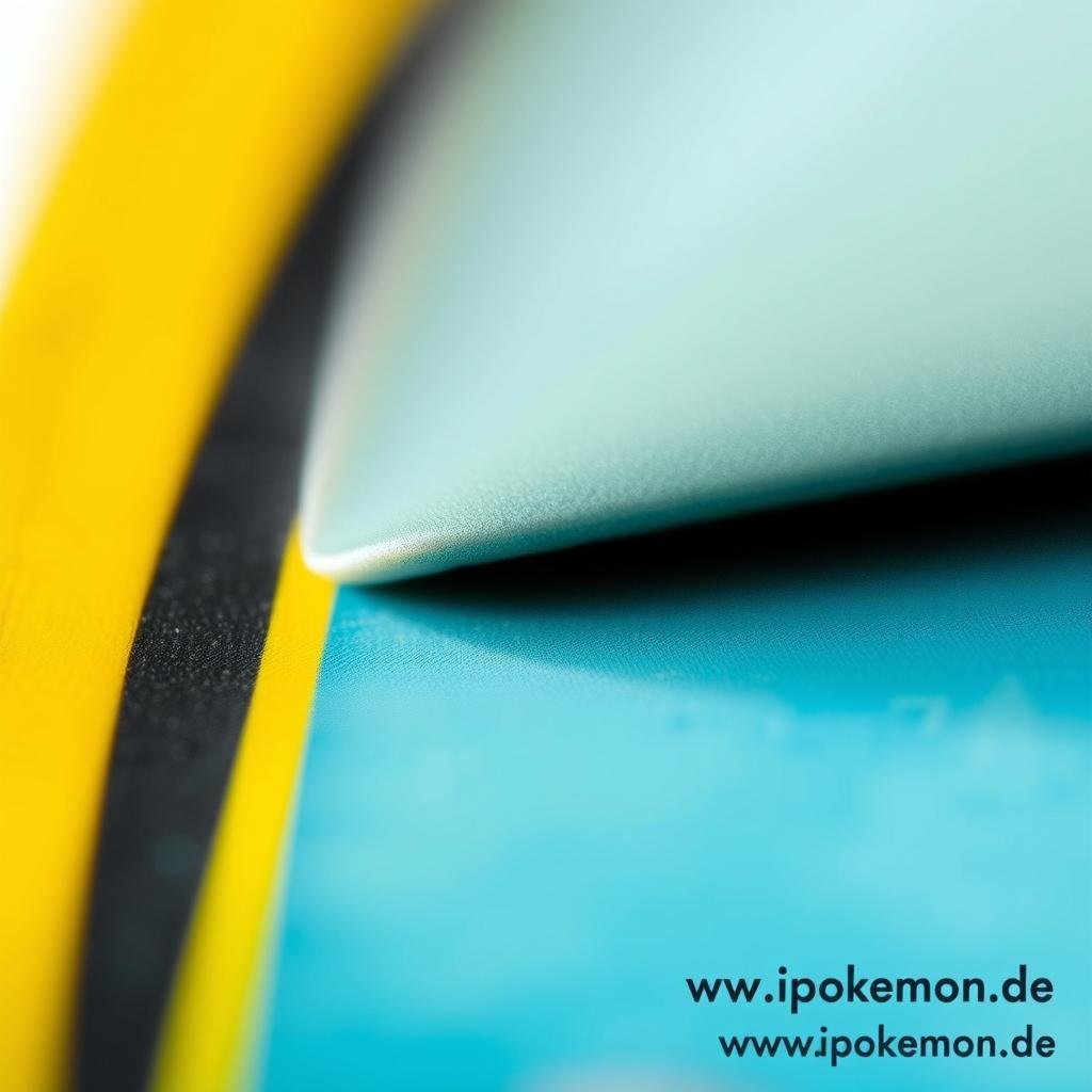 Nahaufnahme der Kante einer Pokémon Karte