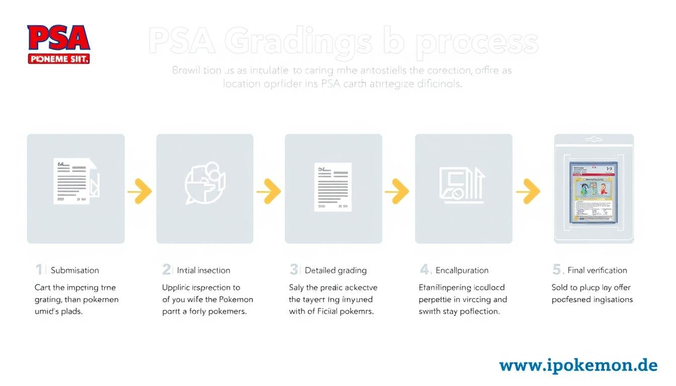 PSA Bewertungsprozess für Pokémon Karten