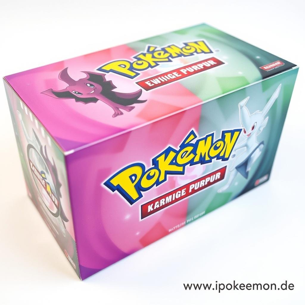 Pokémon Karten Booster Case der Edition Karmesin & Purpur: Ewige Rivalen