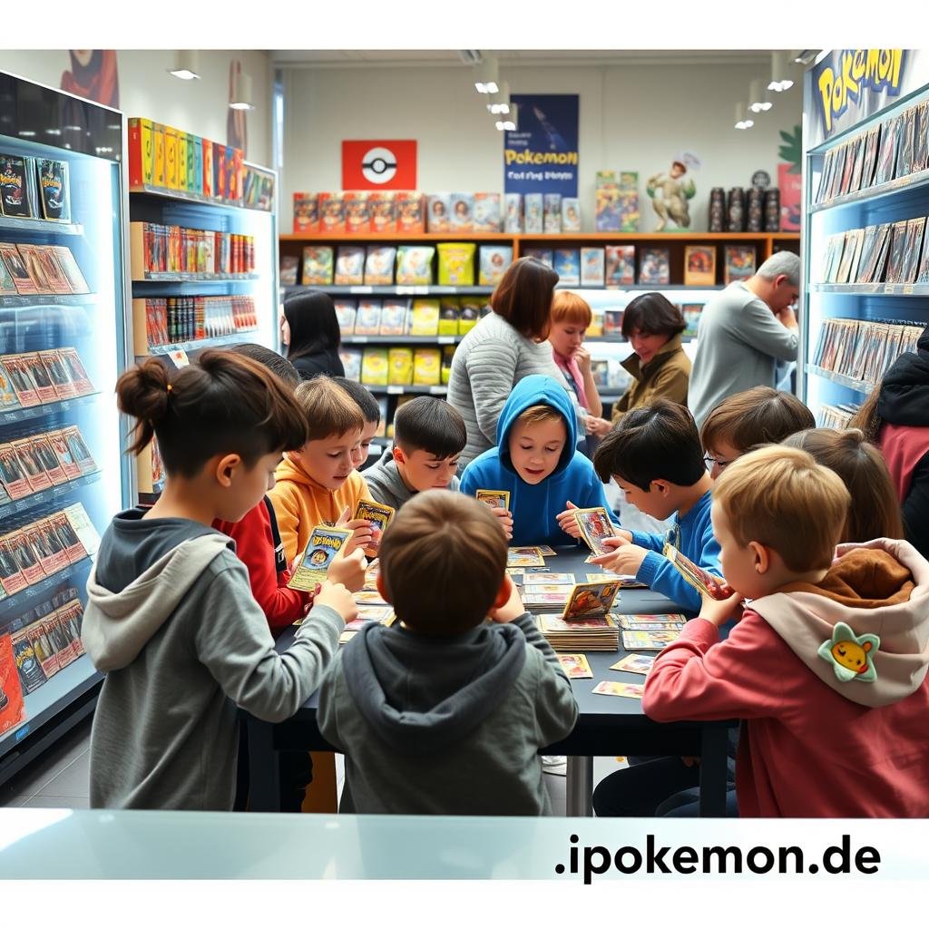 Pokémon Karten Tauschveranstaltung im Laden