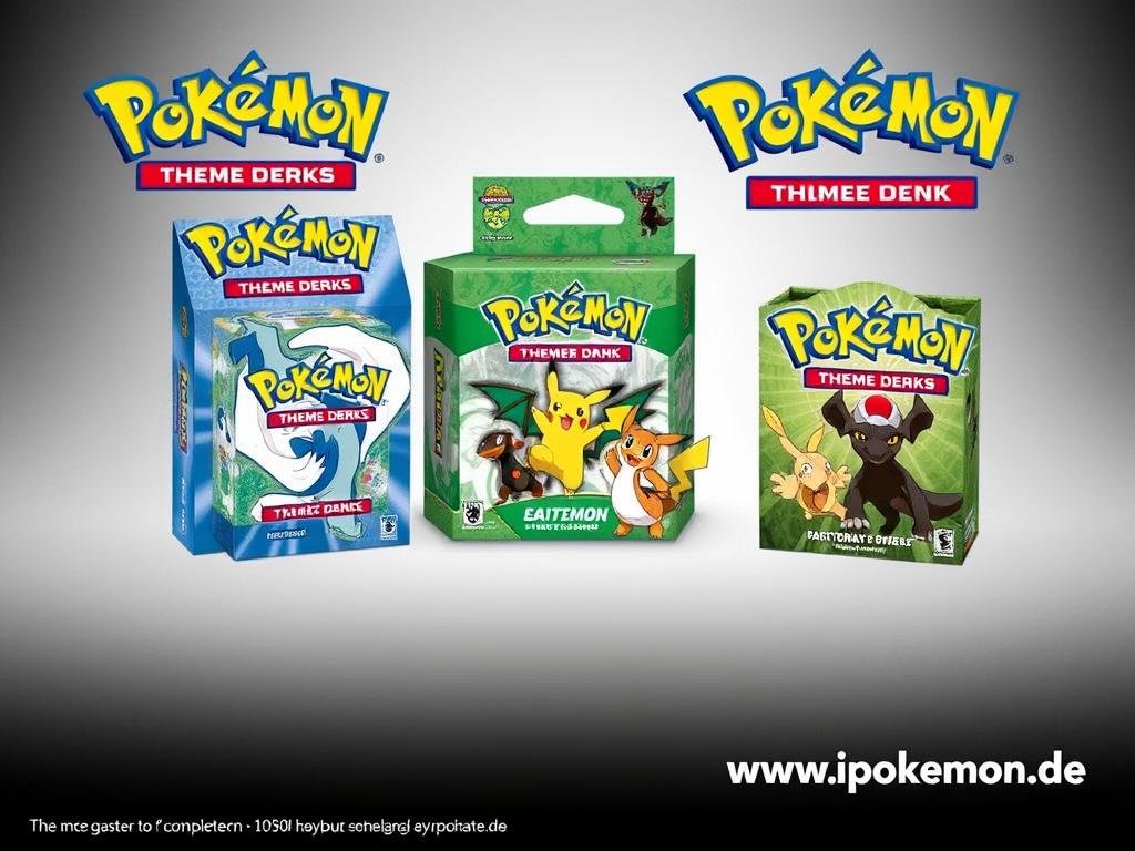 Pokémon Karten Themendeck und Starter-Sets