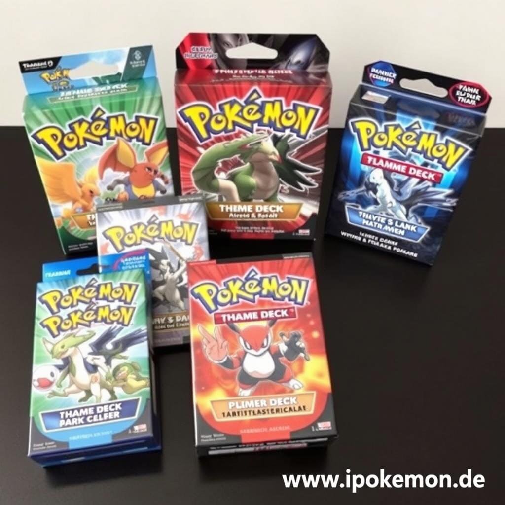Pokémon Karten Themendecks für Händler