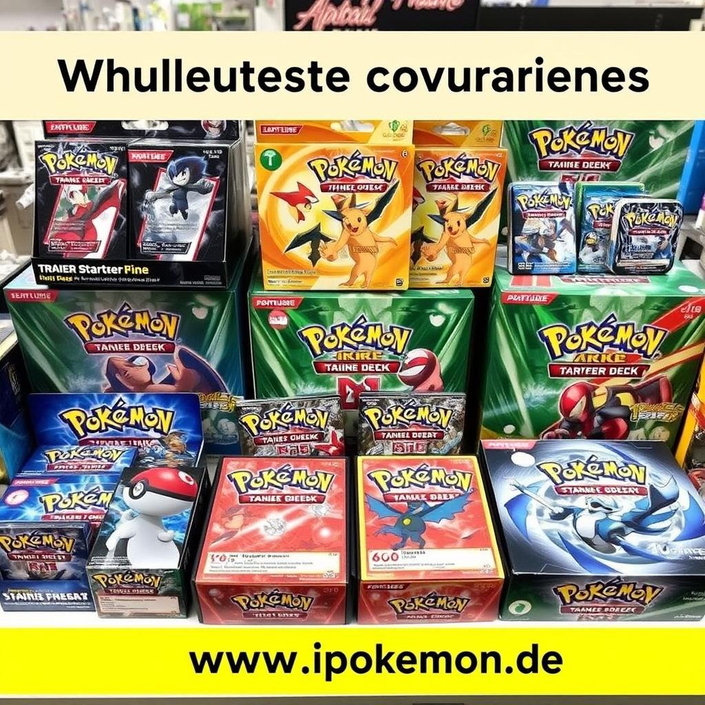Pokémon Karten Themendecks und Boxen für Händler
