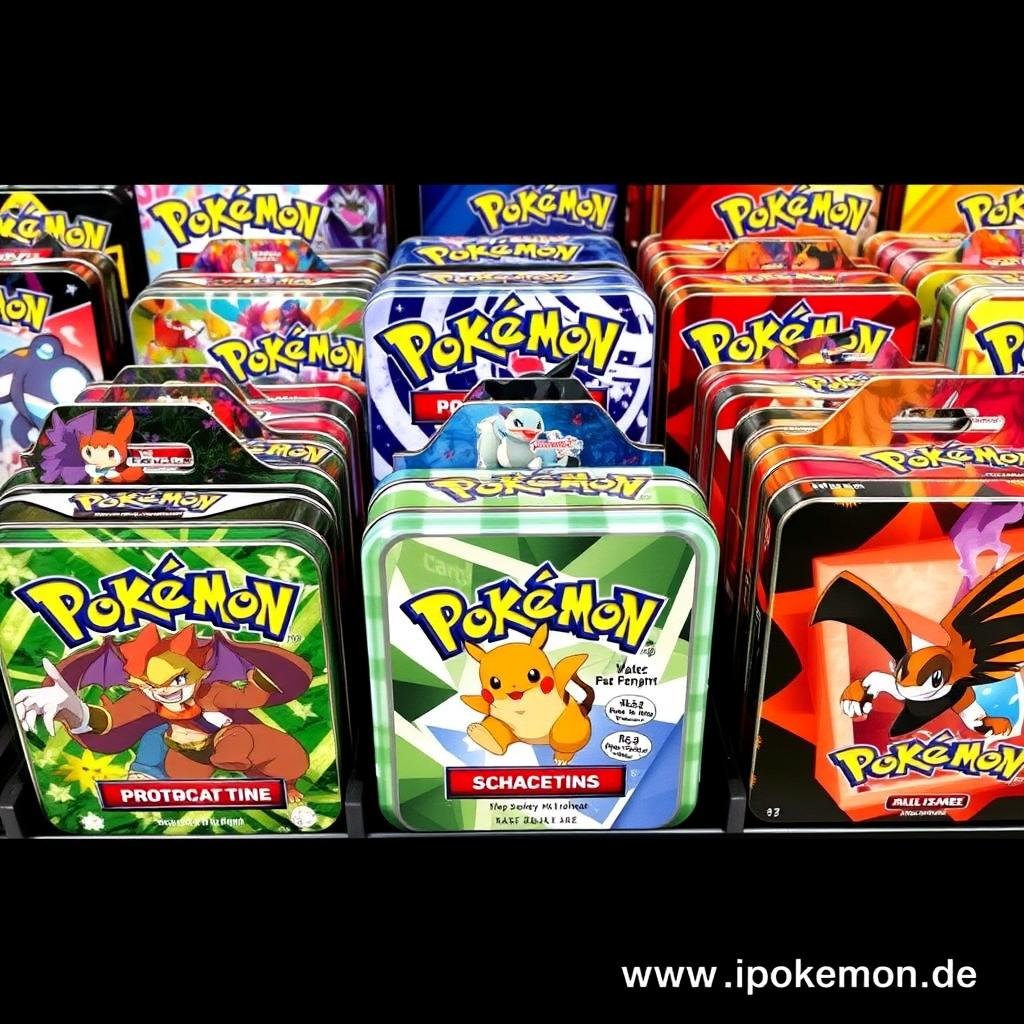 Pokémon Karten Tin-Boxen im Großhandelsangebot