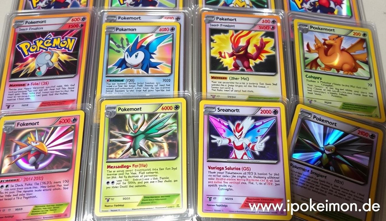 Pokémon Karten aus der XY und Sun & Moon Ära mit GX und Mega Evolution Karten