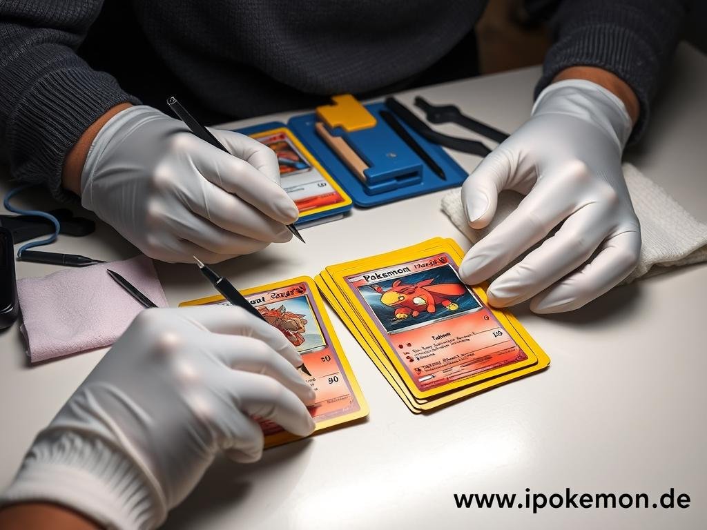 Professionelles Werkzeug für den Umgang mit Pokémon Karten