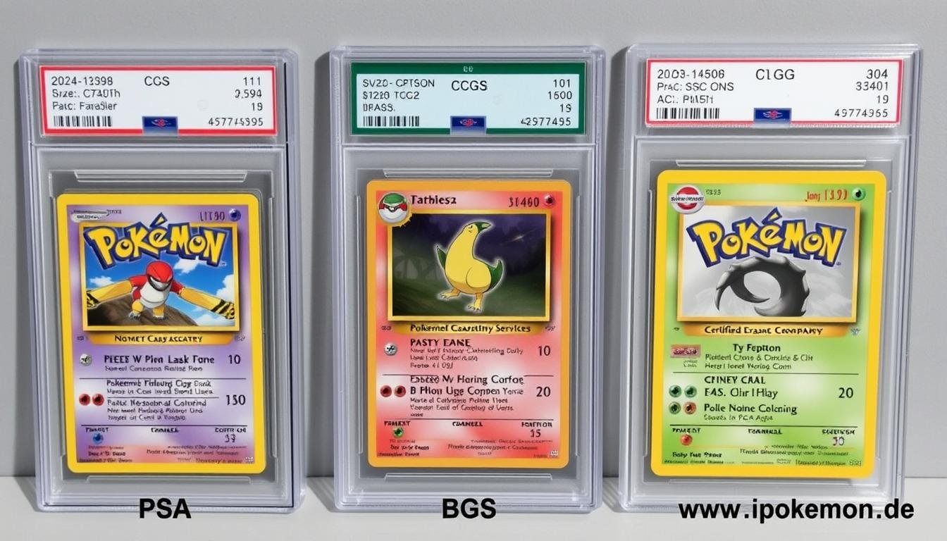 Vergleich verschiedener Grading-Services für Pokémon Karten
