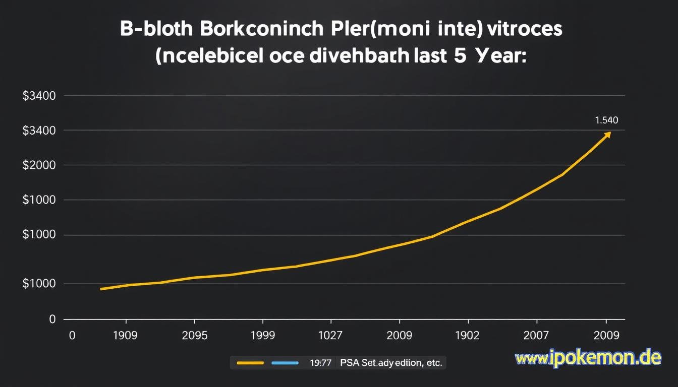 Wertentwicklung von PSA-bewerteten Pokémon Karten