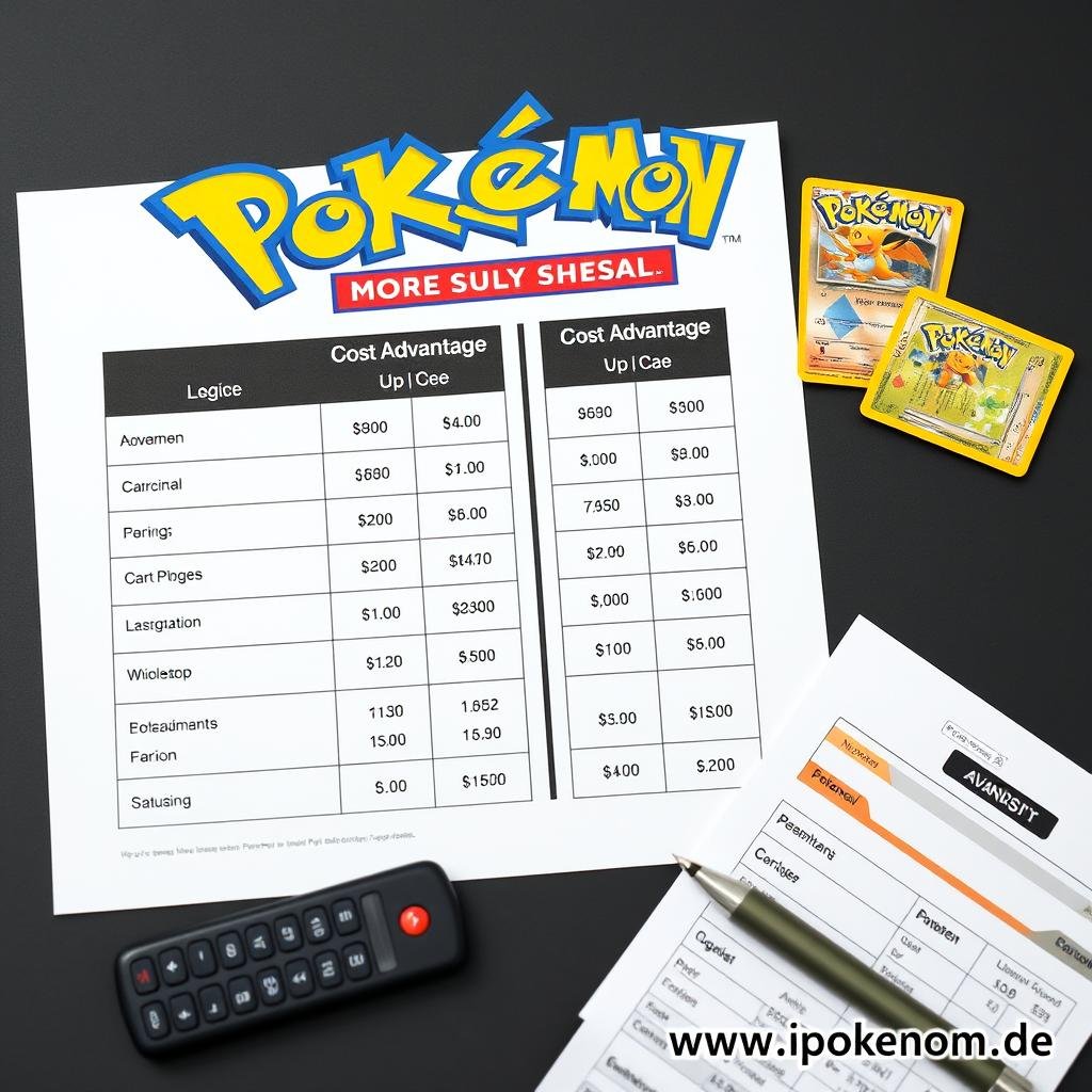Wettbewerbsfähige Preise im Pokémon Karten Großhandel